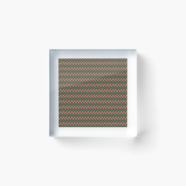 Item preview, Green Pink & Purple Herringbone Vertical Chevron Eternal Impressions designed and sold by Alchemy-A-La-G.
