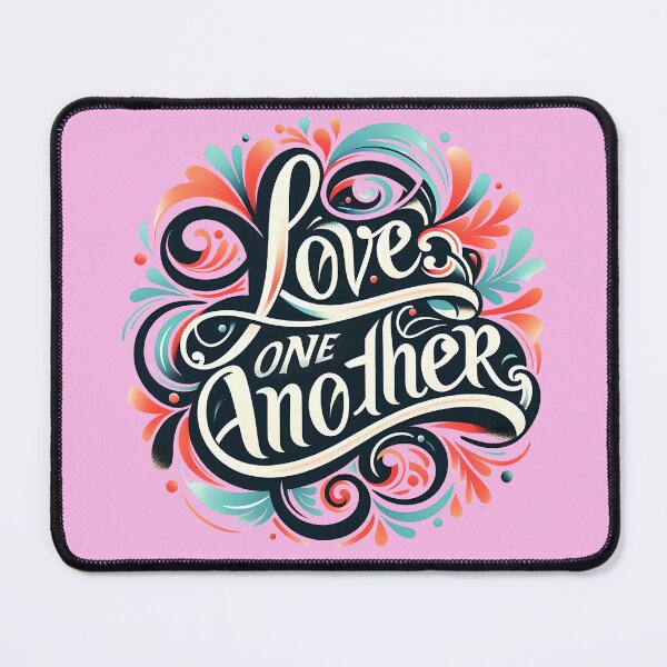 Item preview, Love One Another, typography designed and sold by maxmaj.