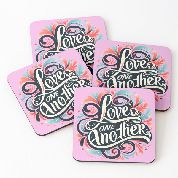 Item preview, Love One Another, typography designed and sold by maxmaj.