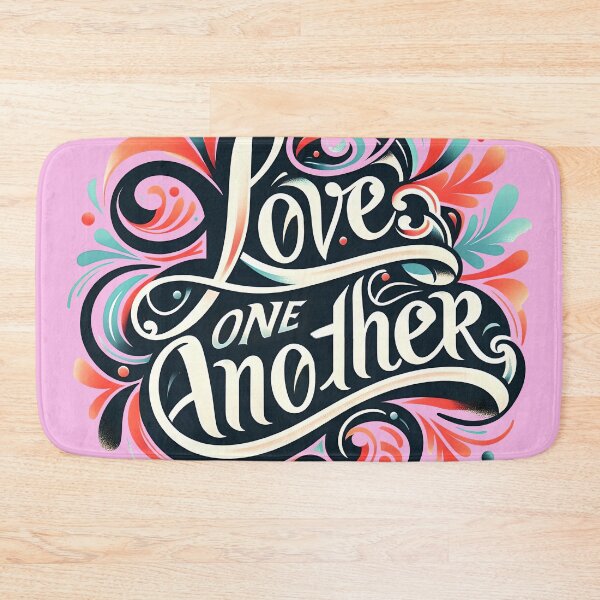 Item preview, Love One Another, typography designed and sold by maxmaj.