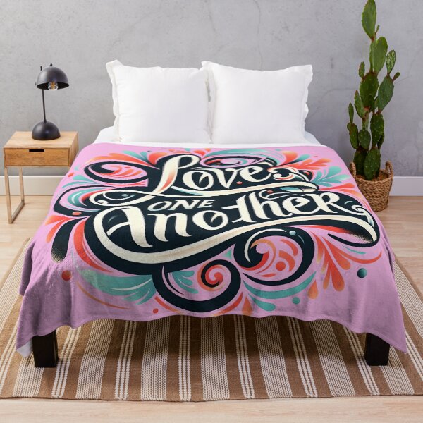 Item preview, Love One Another, typography designed and sold by maxmaj.