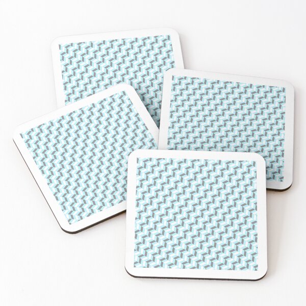 Item preview, Baby Blue Diagonal Herringbone Arrow Chevron Eternal Impressions designed and sold by Alchemy-A-La-G.