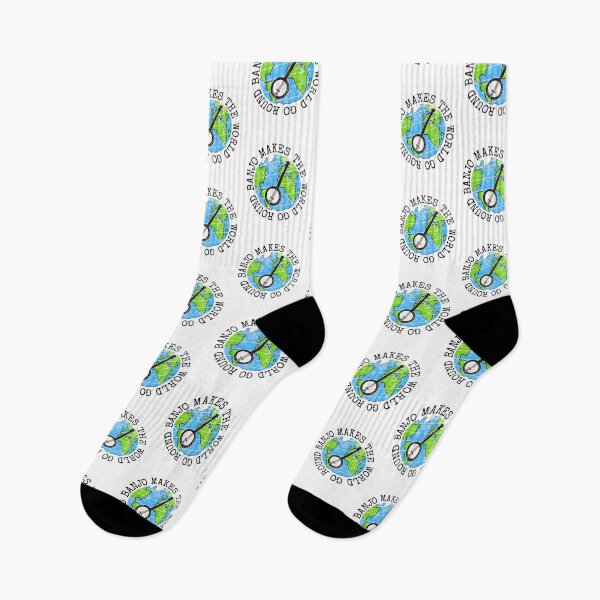 Item preview, Banjo Makes The World Go Round, Banjoist Earth Day designed and sold by doodlerob.