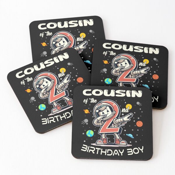 Item preview, Cousin of The 2nd Birthday Boy Astronaut B-Day Family Party designed and sold by Jungle Hub.