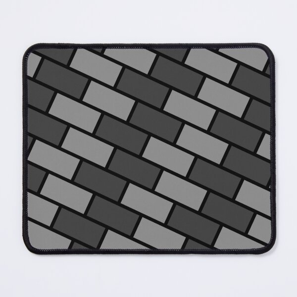 Item preview, Outlined Grey Brick Wall Diagonal Eternal Impressions Pattern designed and sold by Alchemy-A-La-G.