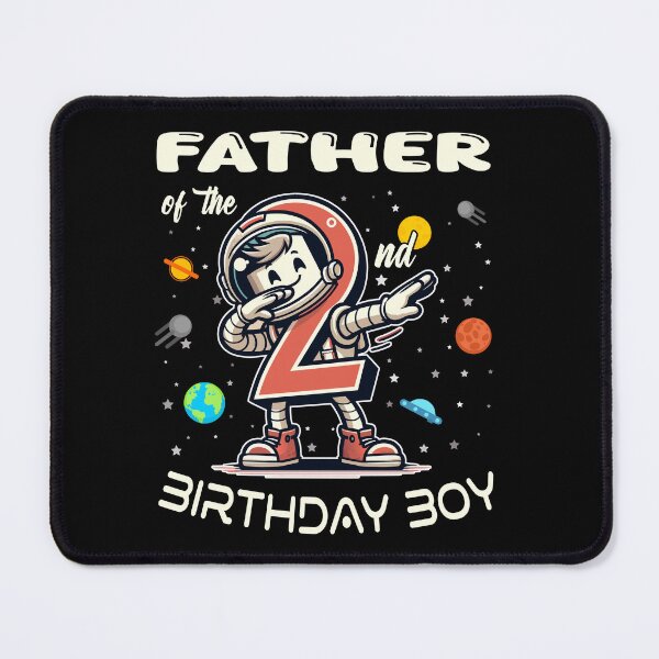 Item preview, Father of The 2nd Birthday Boy Astronaut B-Day Family Party designed and sold by Jungle Hub.
