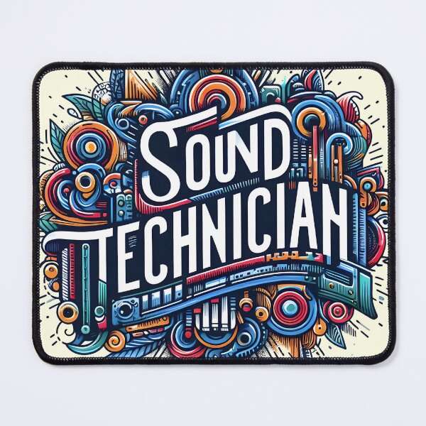 Item preview, Sound Technician, typography designed and sold by maxmaj.