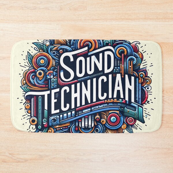Item preview, Sound Technician, typography designed and sold by maxmaj.