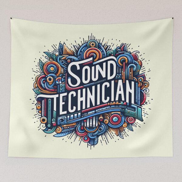 Item preview, Sound Technician, typography designed and sold by maxmaj.