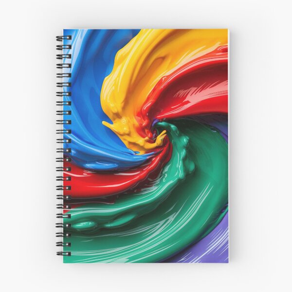 Item preview, Swirling Primary Colors of Paint designed and sold by RWCarpenter.