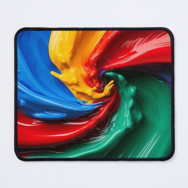 Item preview, Swirling Primary Colors of Paint designed and sold by RWCarpenter.