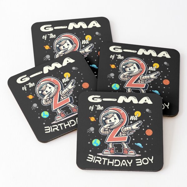 Item preview, G-Ma of The 2nd Birthday Boy Astronaut B-Day Family Party designed and sold by Jungle Hub.