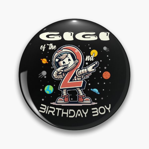 Item preview, Gigi of The 2nd Birthday Boy Astronaut B-Day Family Party designed and sold by Jungle Hub.