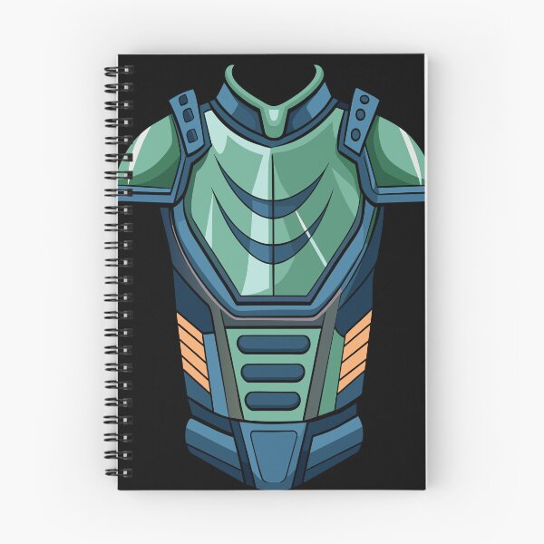 Item preview, Aqua Verdant Guardian: Mystical Armor Illustration designed and sold by AgarutanPrint.