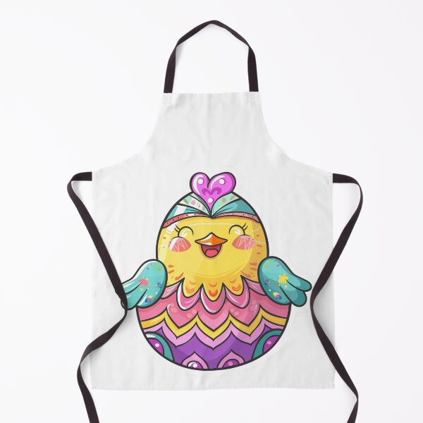 Item preview, Kawaii Easter Egger Chicken with Painted Easter Egg designed and sold by KawaiiArtStyle.