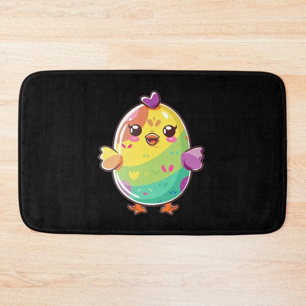 Item preview, Kawaii Rainbow Easter Egger Chicken  designed and sold by KawaiiArtStyle.