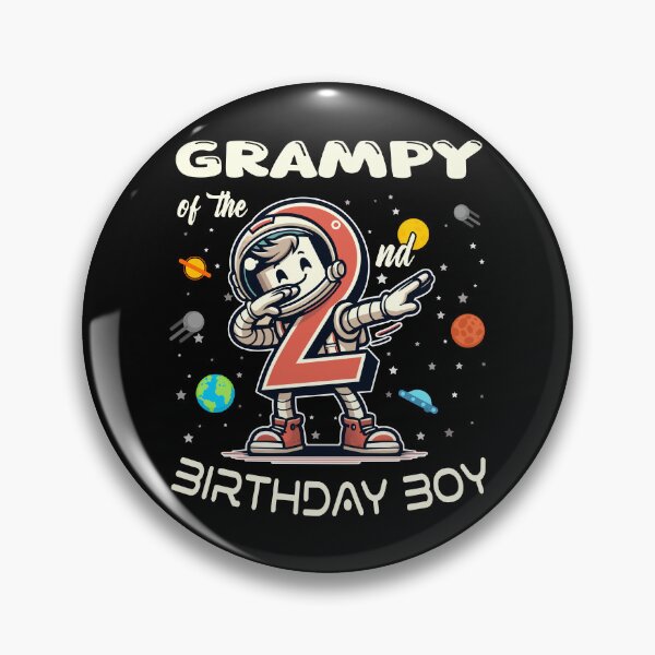 Item preview, Grampy of The 2nd Birthday Boy Astronaut B-Day Family Party designed and sold by Jungle Hub.