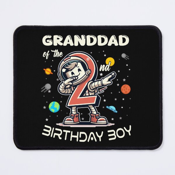 Item preview, Granddad of The 2nd Birthday Boy Astronaut B-Day Family Part designed and sold by Jungle Hub.