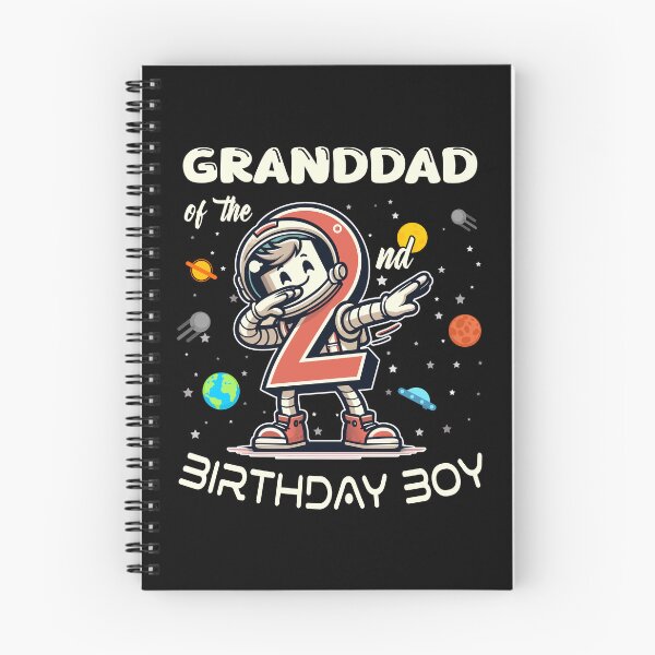 Item preview, Granddad of The 2nd Birthday Boy Astronaut B-Day Family Part designed and sold by Jungle Hub.