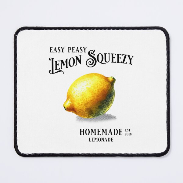 Item preview, Easy peasy Lemon squeezy with background designed and sold by nibblyandco.