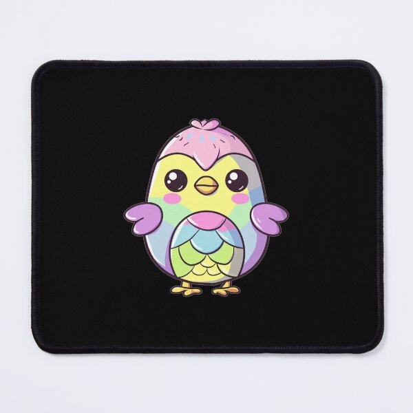 Item preview, Kawaii Rainbow Easter Egger Chicken designed and sold by KawaiiArtStyle.