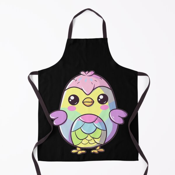 Item preview, Kawaii Rainbow Easter Egger Chicken designed and sold by KawaiiArtStyle.