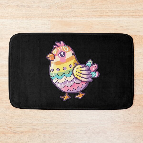 Item preview, Kawaii Rainbow Easter Egger Chicken  designed and sold by KawaiiArtStyle.