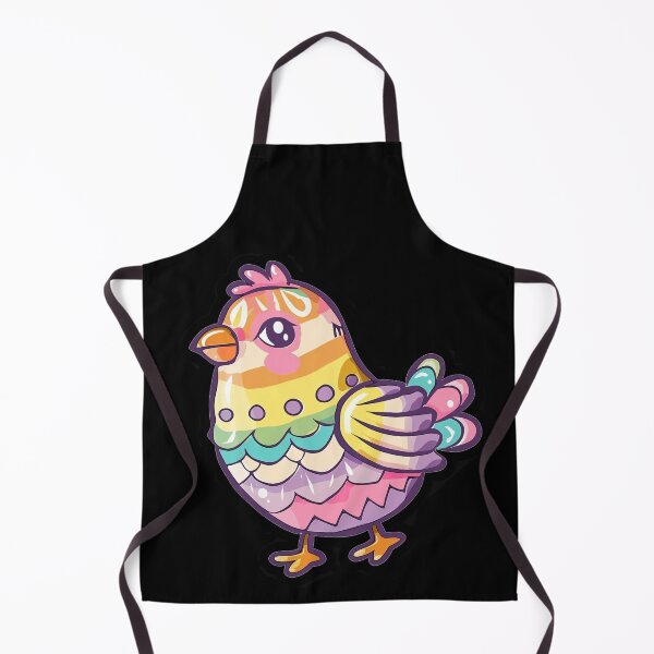 Item preview, Kawaii Rainbow Easter Egger Chicken designed and sold by KawaiiArtStyle.