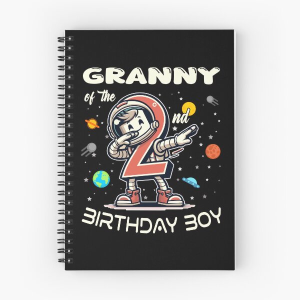 Item preview, Granny of The 2nd Birthday Boy Astronaut B-Day Family Party designed and sold by Jungle Hub.