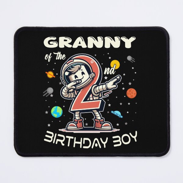 Item preview, Granny of The 2nd Birthday Boy Astronaut B-Day Family Party designed and sold by Jungle Hub.