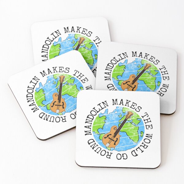 Item preview, Mandolin Makes The World Go Round, Mandolinist Earth Day designed and sold by doodlerob.