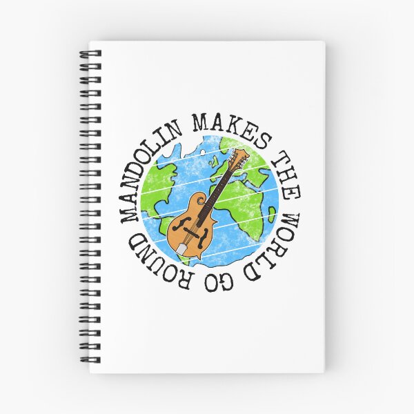Item preview, Mandolin Makes The World Go Round, Mandolinist Earth Day designed and sold by doodlerob.