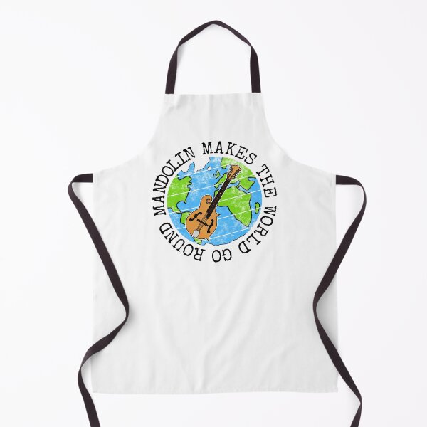 Item preview, Mandolin Makes The World Go Round, Mandolinist Earth Day designed and sold by doodlerob.