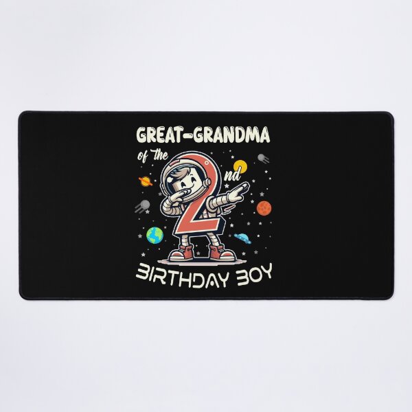 Item preview, Great Grandma of The 2nd Birthday Boy Astronaut B-Day Family designed and sold by Jungle Hub.