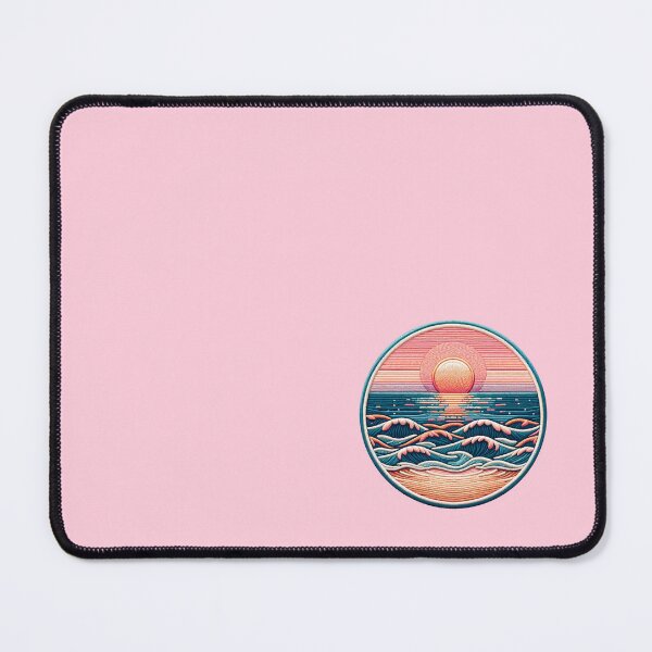 Item preview, Beach at Sunset Embroidered Style designed and sold by PJ.