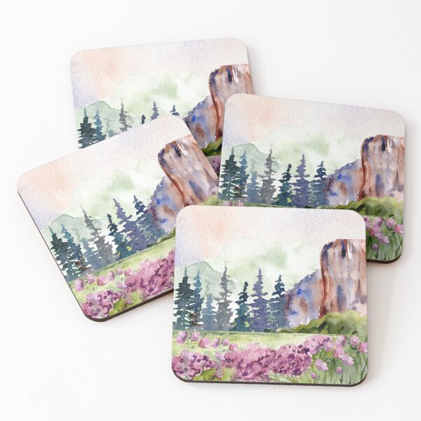 Item preview, Mountain Flowers in Watercolor designed and sold by tomorrowsart.