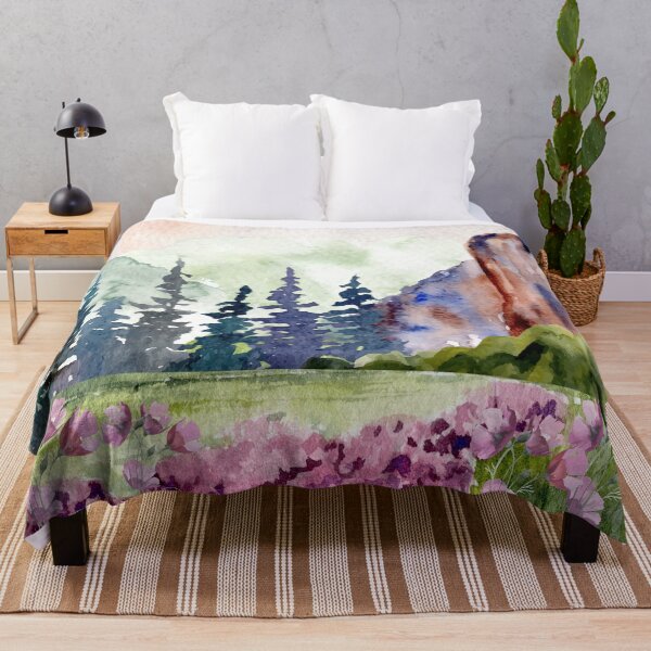 Item preview, Mountain Flowers in Watercolor designed and sold by tomorrowsart.