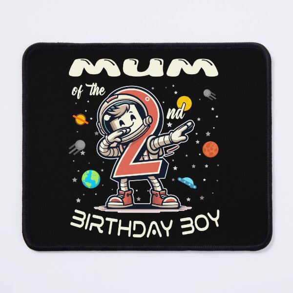 Item preview, Mum of The 2nd Birthday Boy Astronaut B-Day Family Party designed and sold by Jungle Hub.