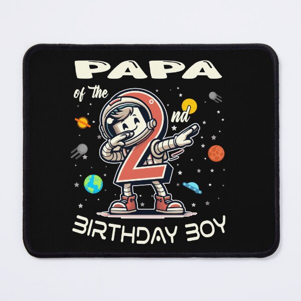 Item preview, Papa of The 2nd Birthday Boy Astronaut B-Day Family Party designed and sold by Jungle Hub.
