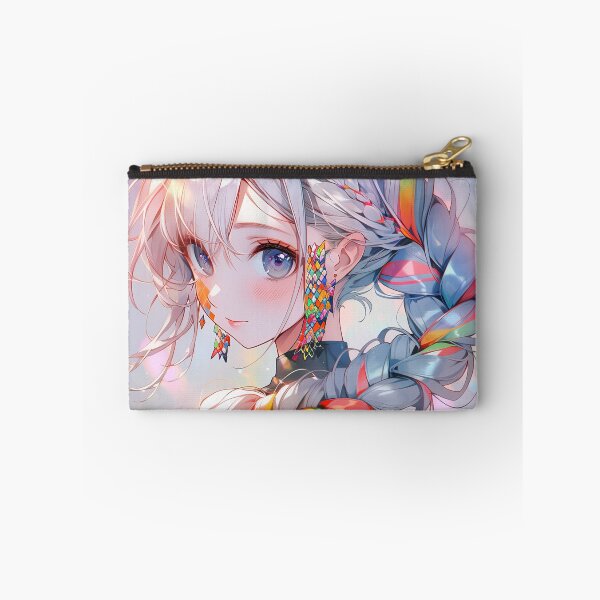 Item preview, Prismatic Radiant Braids Anime Girl designed and sold by bubblegoth.