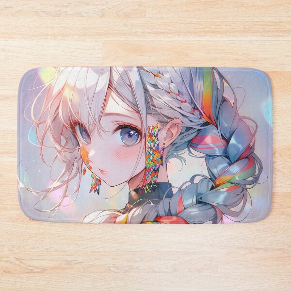 Item preview, Prismatic Radiant Braids Anime Girl designed and sold by bubblegoth.