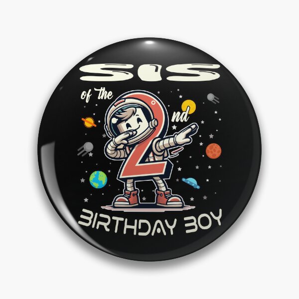 Item preview, Sis of The 2nd Birthday Boy Astronaut B-Day Family Party designed and sold by Jungle Hub.