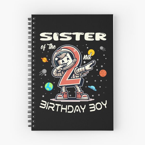 Item preview, Sister of The 2nd Birthday Boy Astronaut B-Day Family Party designed and sold by Jungle Hub.