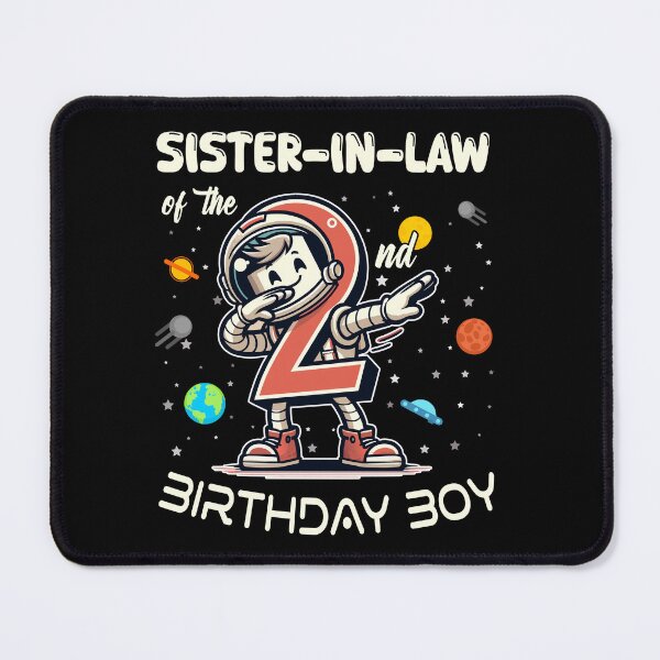 Item preview, Sister In Law of The 2nd Birthday Boy Astronaut B-Day Family designed and sold by Jungle Hub.