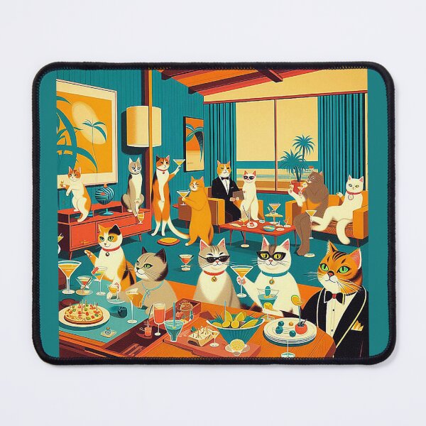 Item preview, WHEN THE HOOMANS ARE AWAY THE CATS PARTAY! designed and sold by CinemaObscura.
