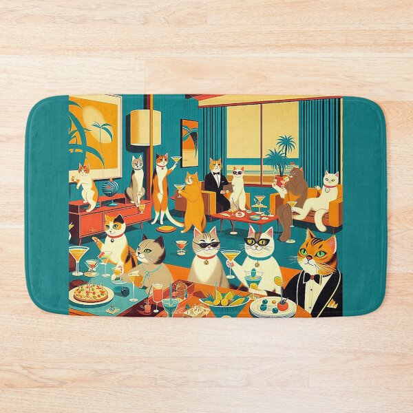 Item preview, WHEN THE HOOMANS ARE AWAY THE CATS PARTAY! designed and sold by CinemaObscura.