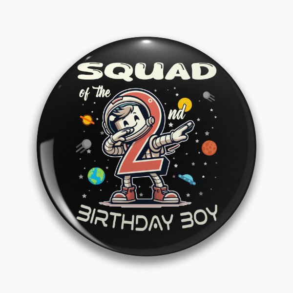 Item preview, Squad Of The 2nd Birthday Boy Little Astronaut Family Party designed and sold by Jungle Hub.