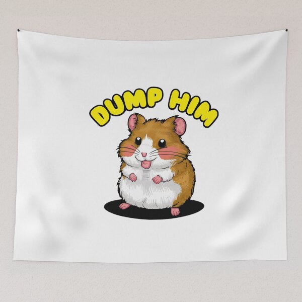 Item preview, Dump Him, Sad Hamster, Cute Funny Hamster designed and sold by SnuggleSafari.