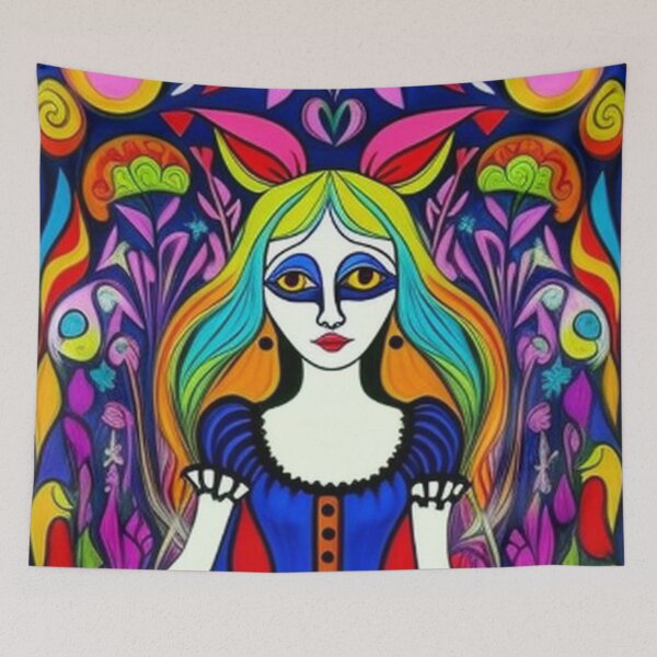 Item preview, Abstract Classic Vintage Alice In Wonderland Art designed and sold by TheDarkWardrobe.