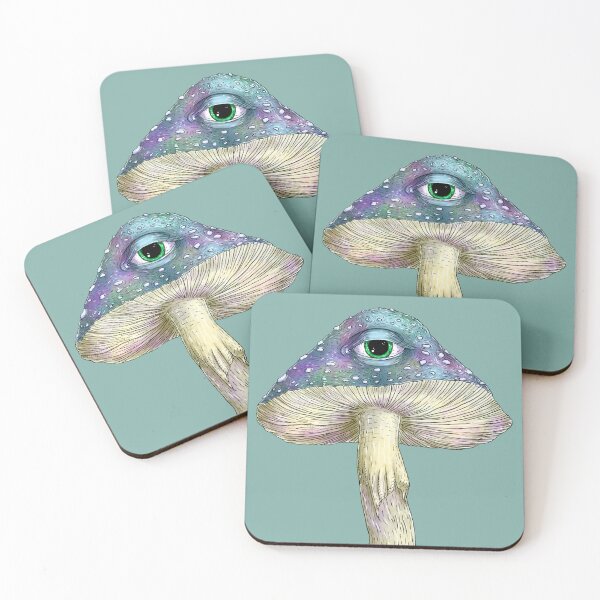 Item preview, Mushroom with eye vintage style designed and sold by LeliMystic.